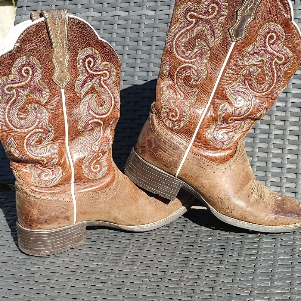 Ariat Leather Cowboy Boots